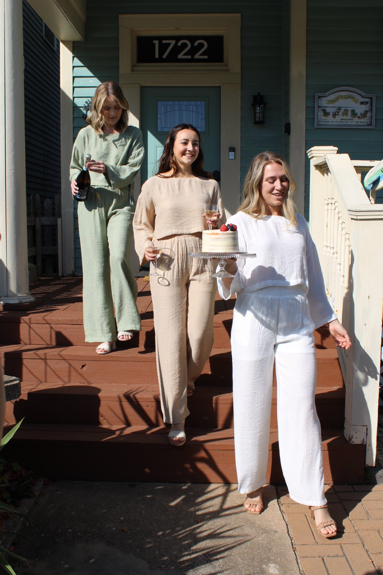 Light Olive Linen High Waisted Pants