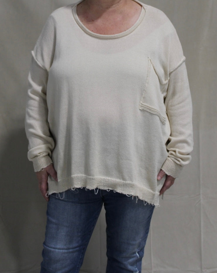 Natural Frocket Sweater