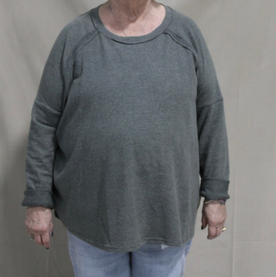 Olive Ash Lightweight Sweater