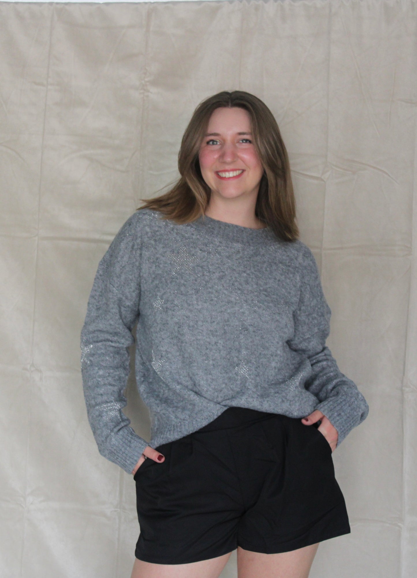 Grey Star Sweater