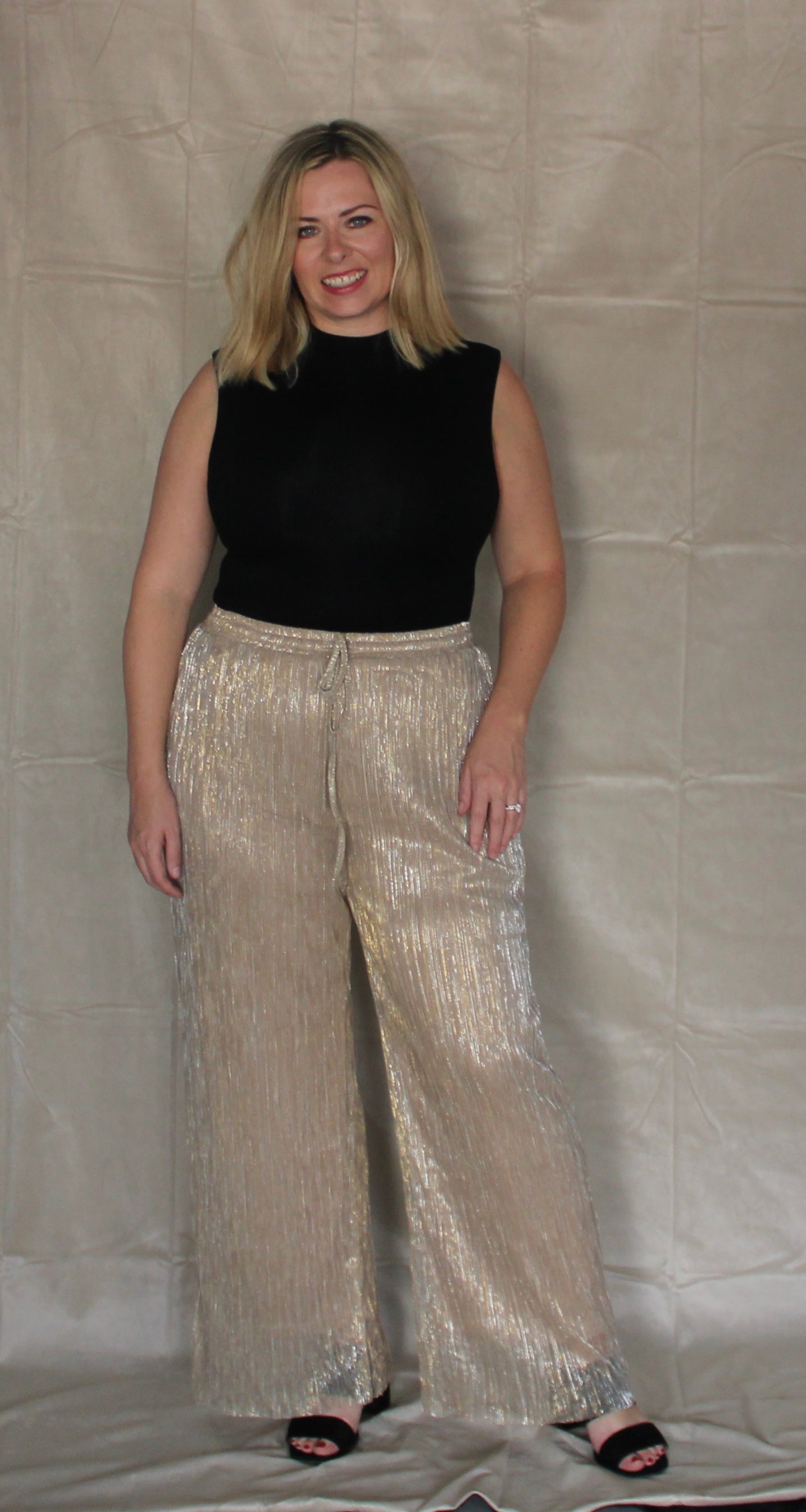 Gold Shimmer Pants
