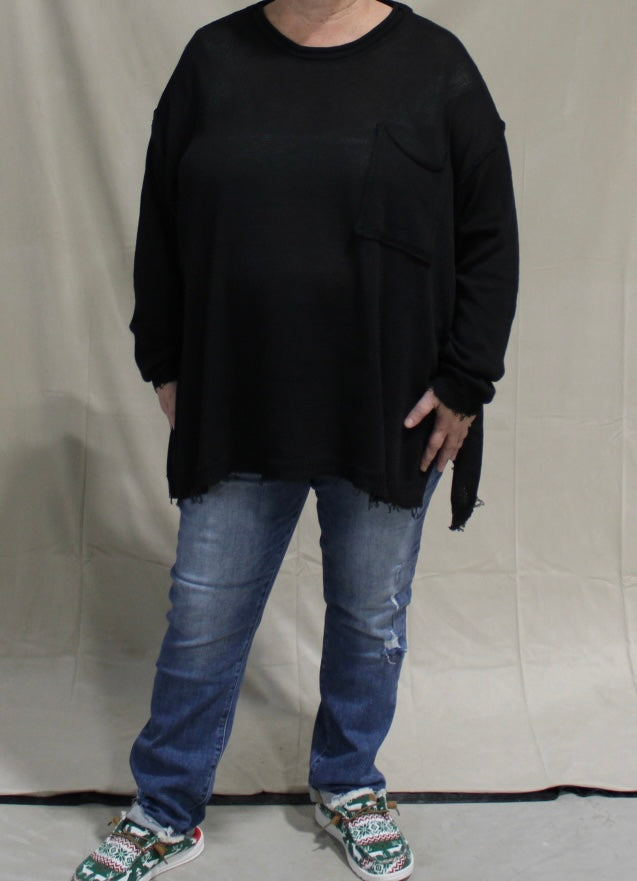 Black Frocket Sweater