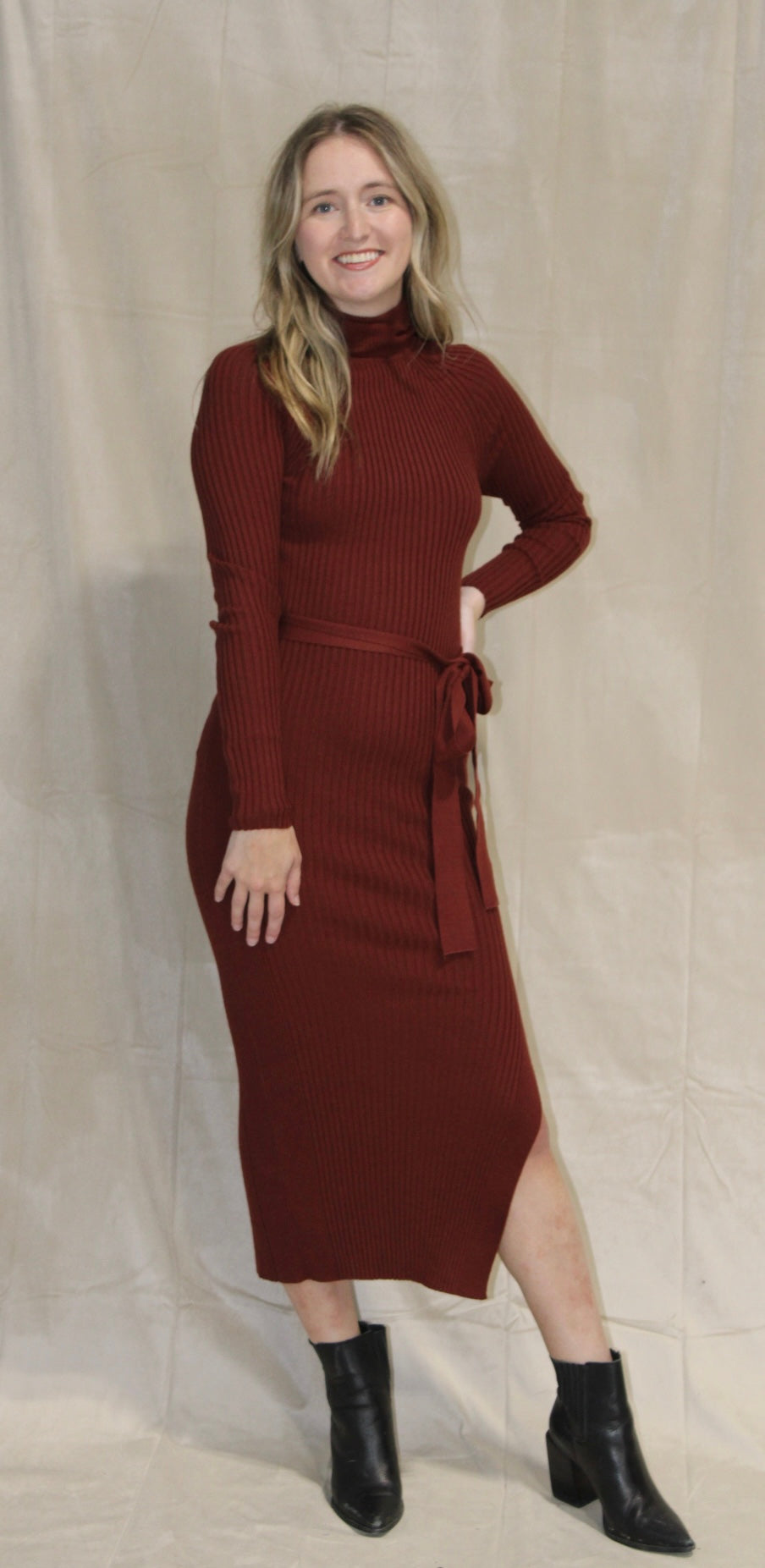Redwood Wrap Sweater Dress