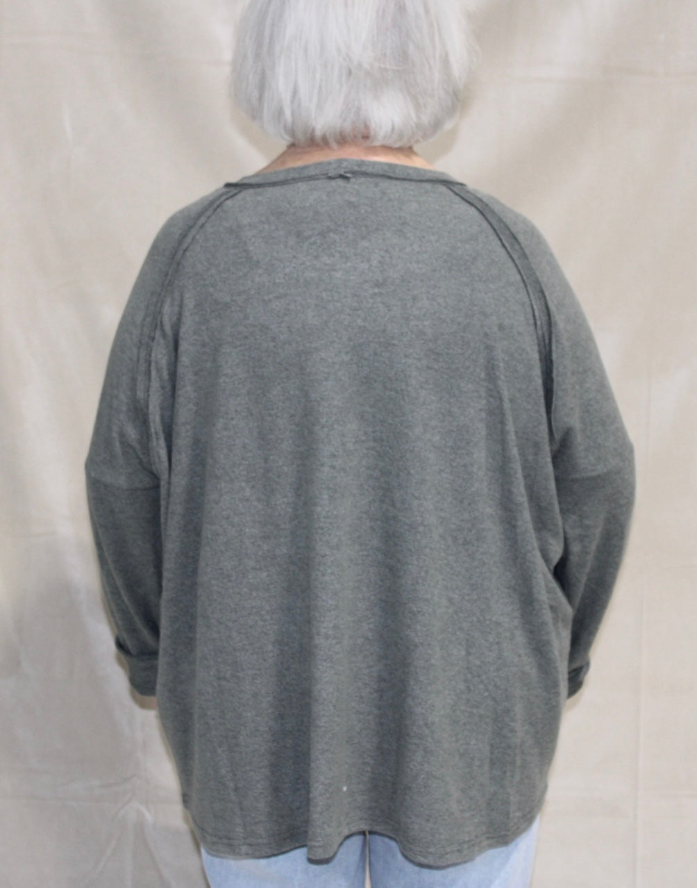 Olive Ash Lightweight Sweater
