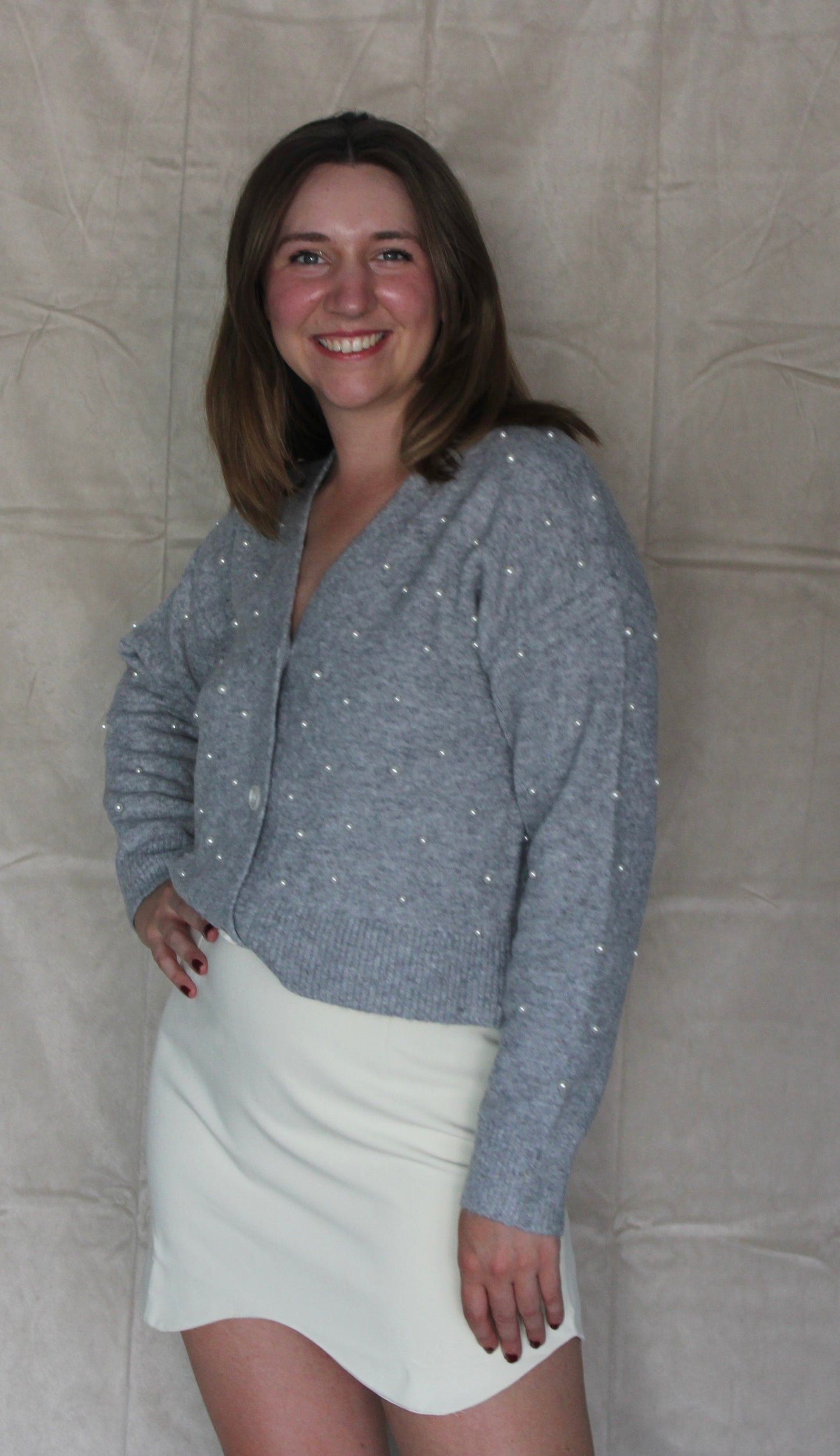Asymmetrical Ivory Skirt