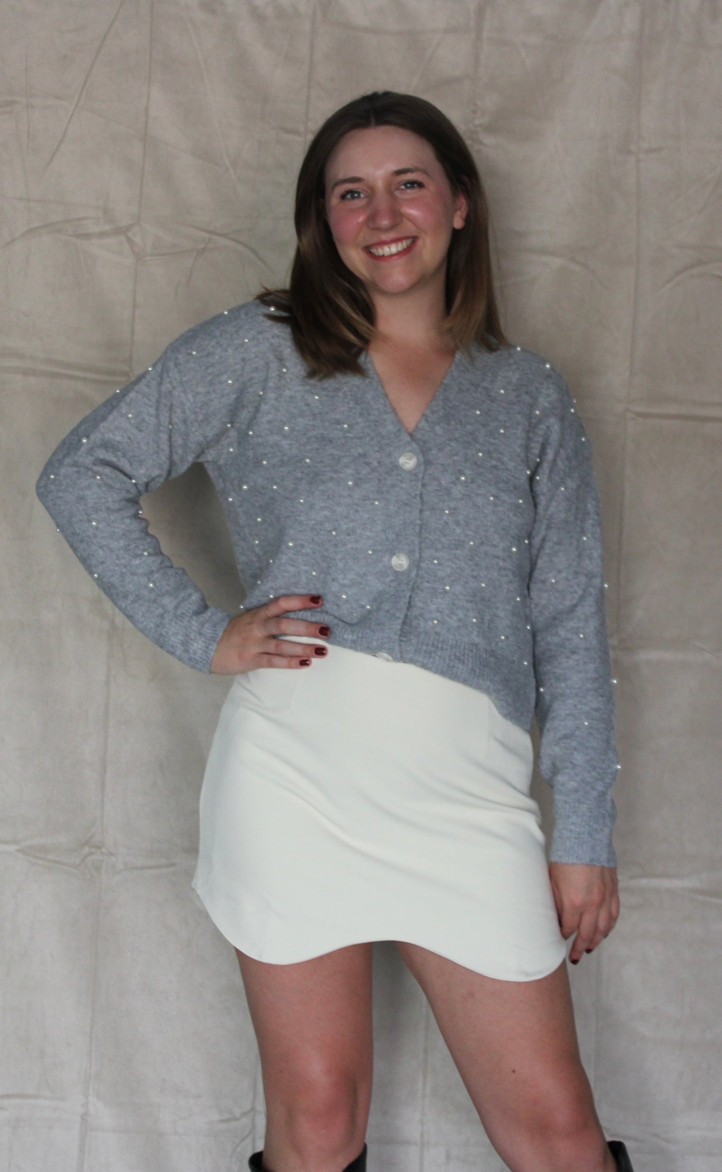 Asymmetrical Ivory Skirt