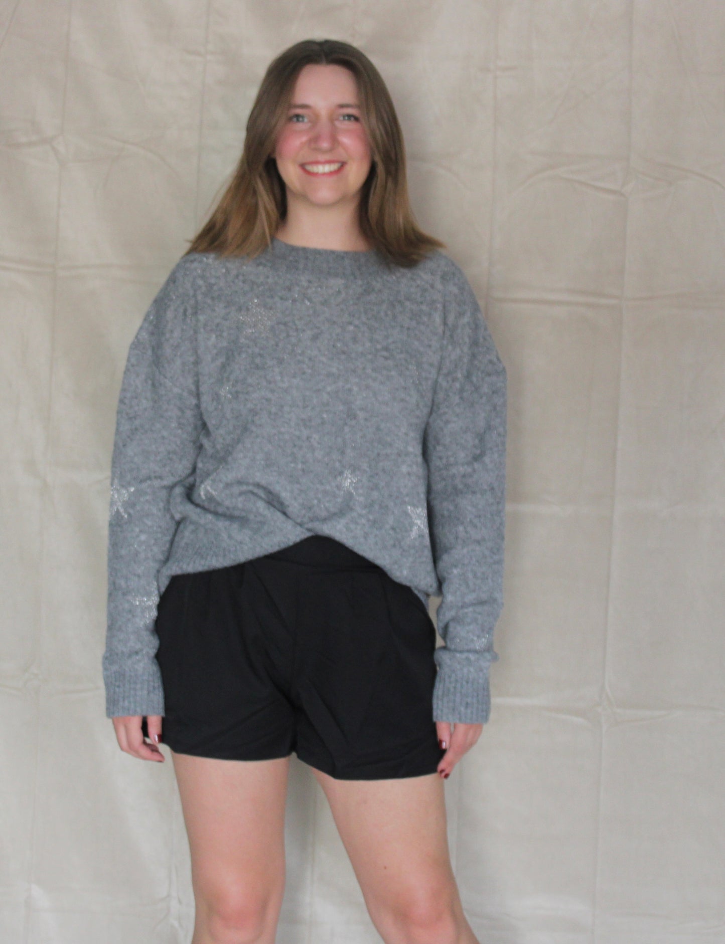 Black Pleated Shorts