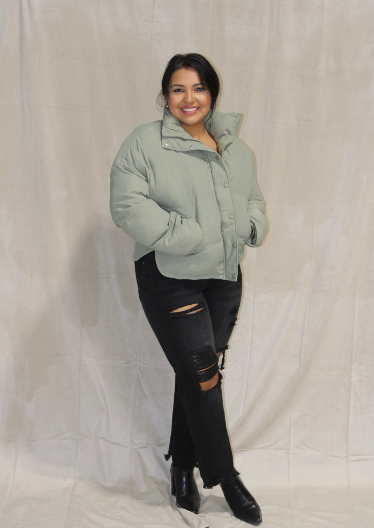 Sage Puffer Jacket