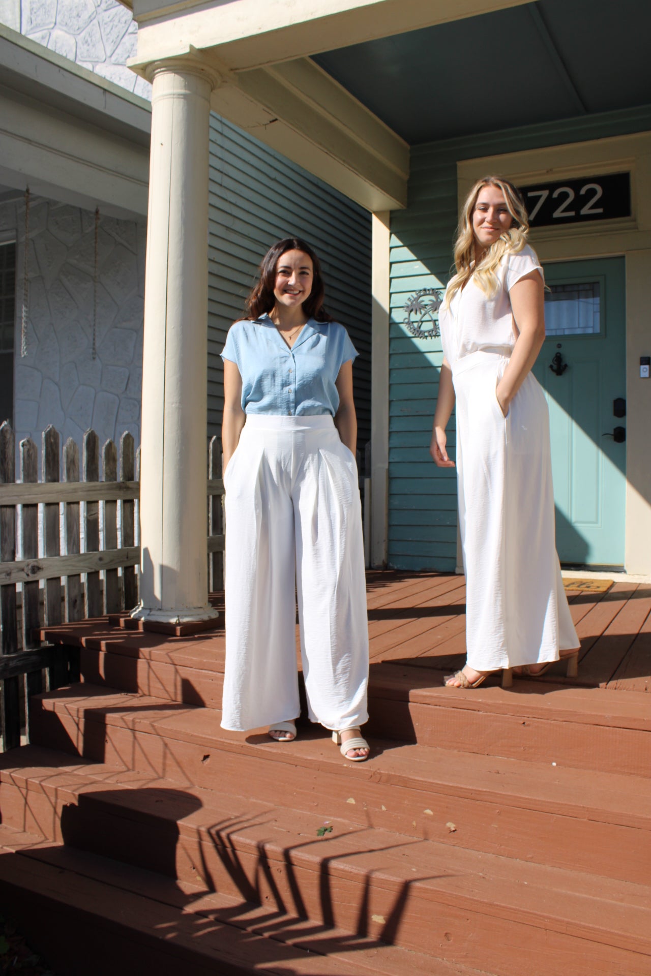 Off White Palazzo Pants