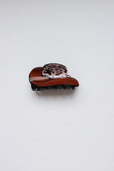 Cowboy Hat Claw Clip