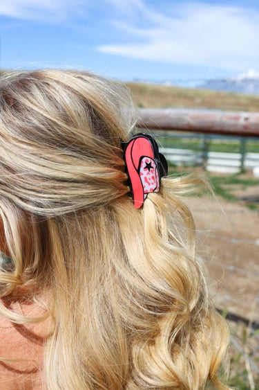 Cowboy Hat Claw Clip