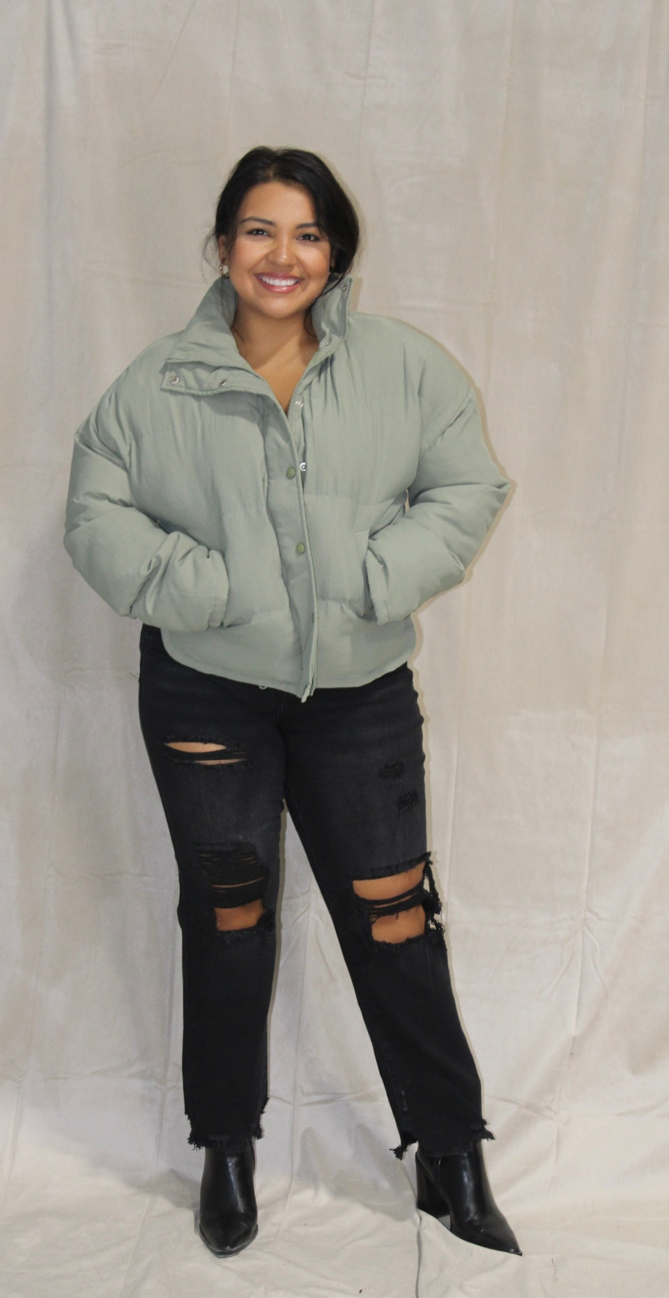 Sage Puffer Jacket
