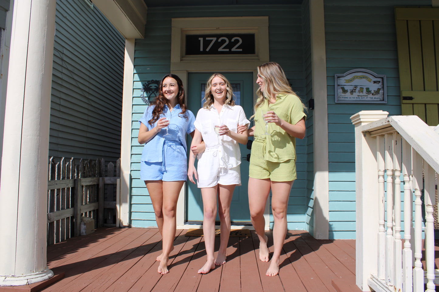 Kiwi Linen Drawstring Shorts