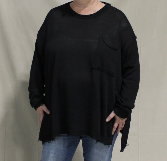 Black Frocket Sweater