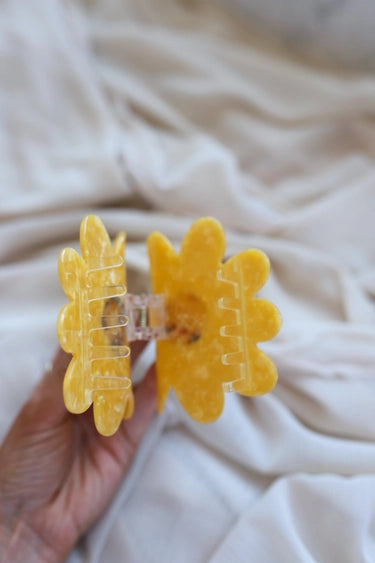Jumbo Sunflower Claw Clip