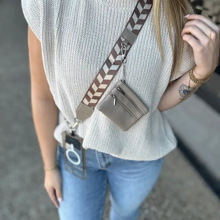 Phone Holder Crossbody Lanyard with Wallet