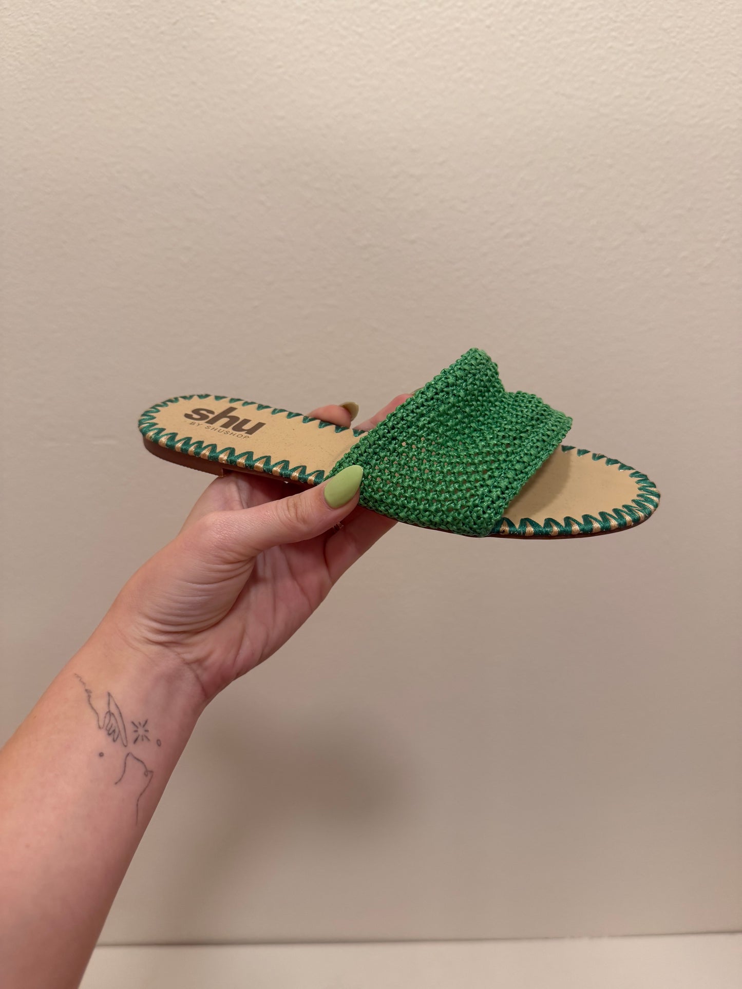 The Dixie Sandal - Green