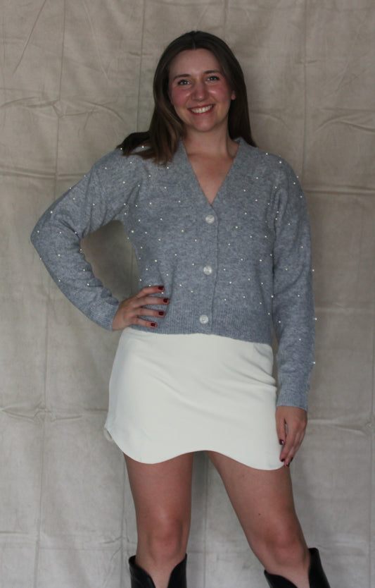 Asymmetrical Ivory Skirt