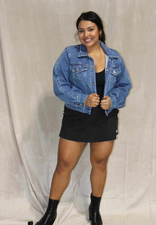 Medium Wash Denim Jacket