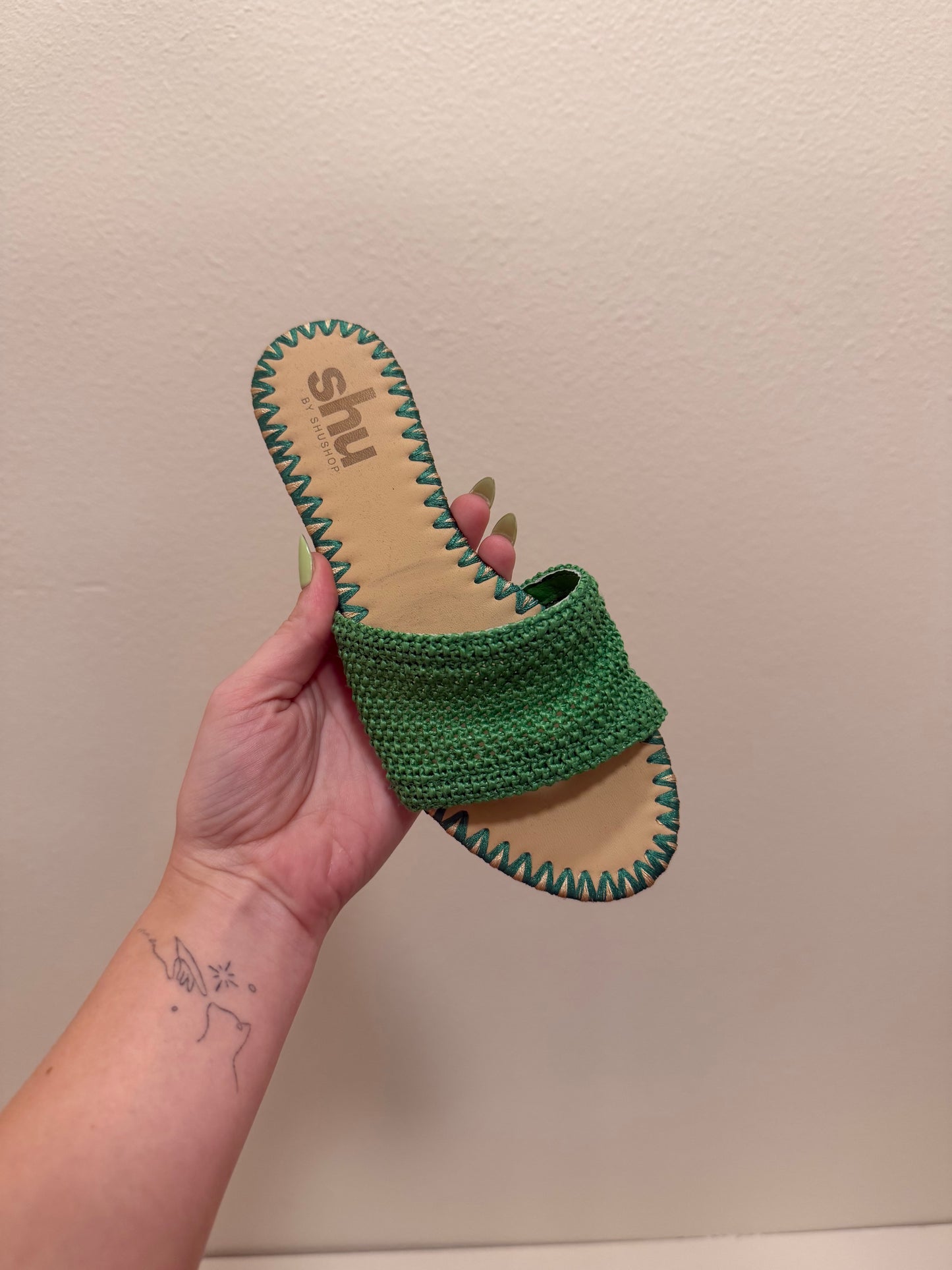 The Dixie Sandal - Green