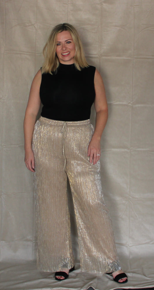Gold Shimmer Pants