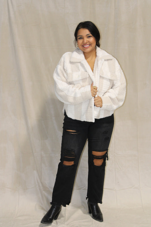 Cream Fur Jacket
