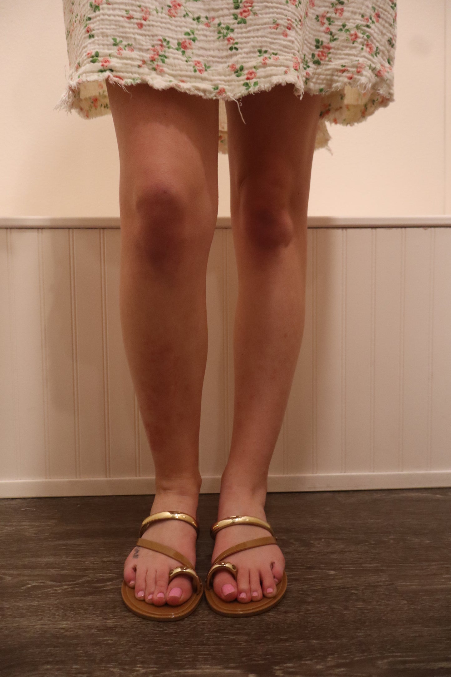 The Dottie Sandal - Tan