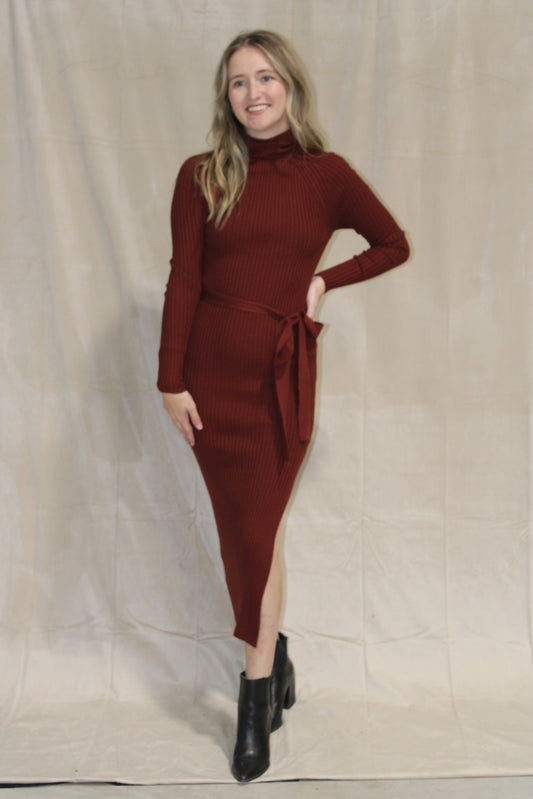 Redwood Wrap Sweater Dress