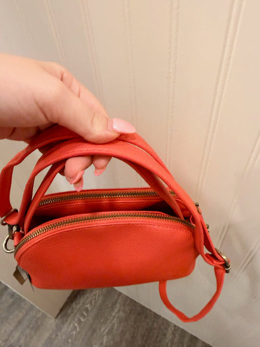 Larissa Double Zip Dome Crossbody