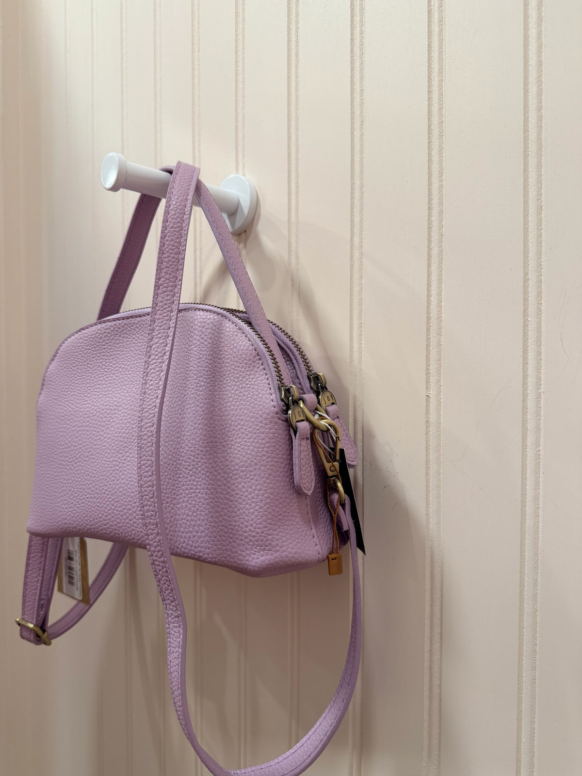 Larissa Double Zip Dome Crossbody