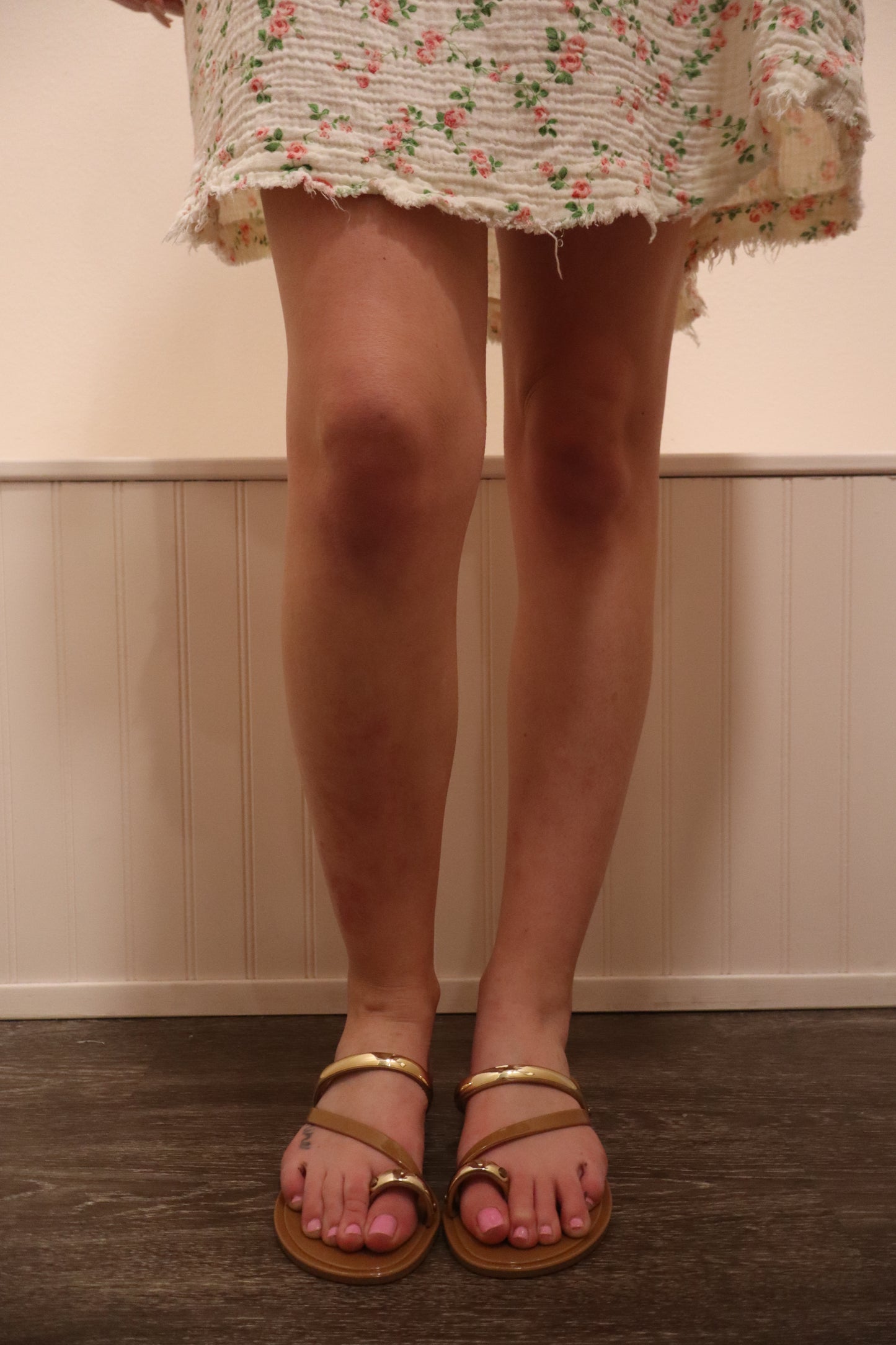 The Dottie Sandal - Tan