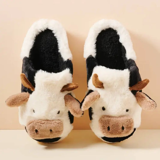 Cow Stuffy House Shoes