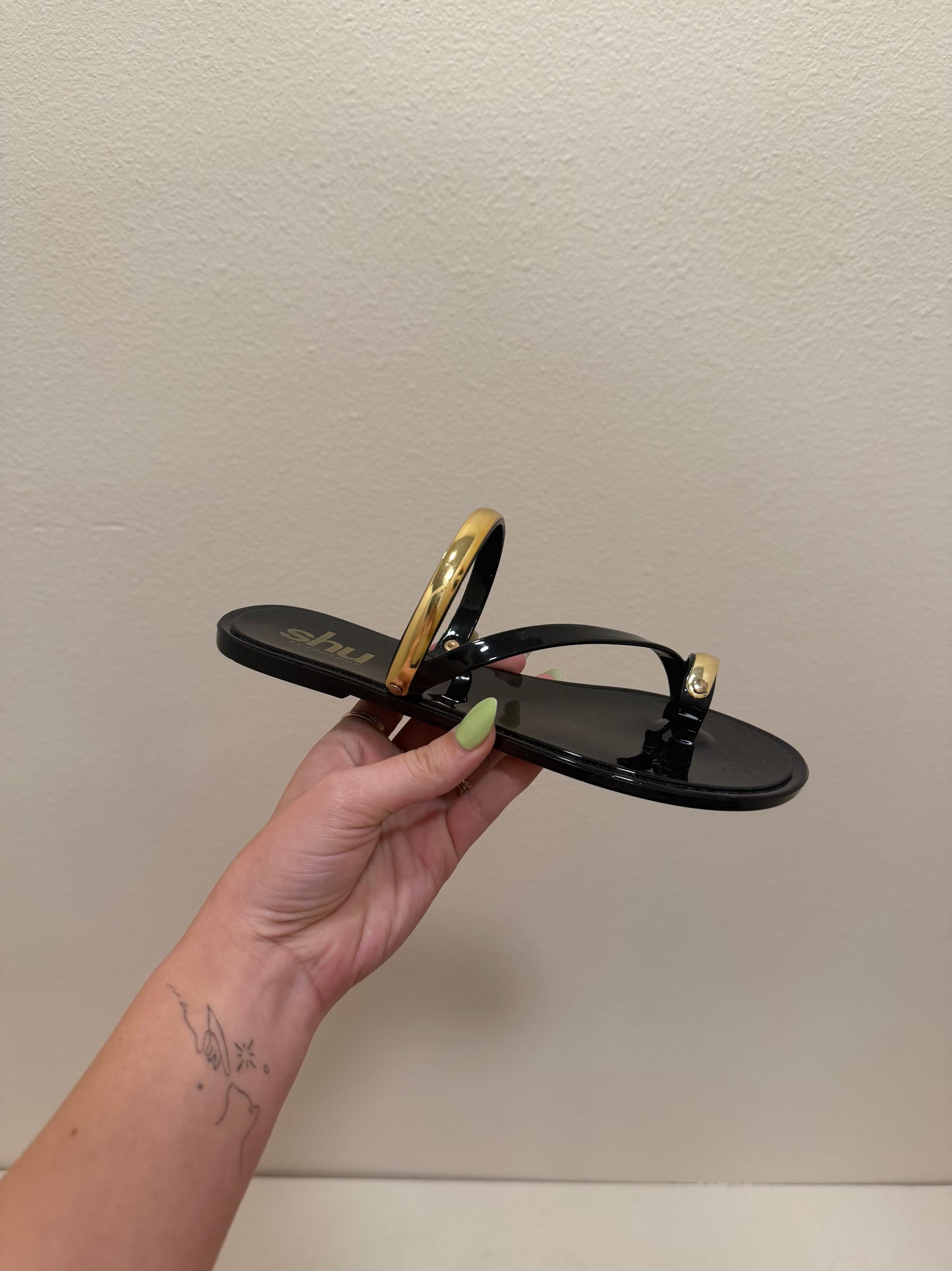 The Dottie Sandal - Black