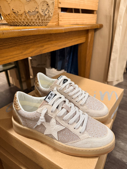 The Avery Sneaker - Gold