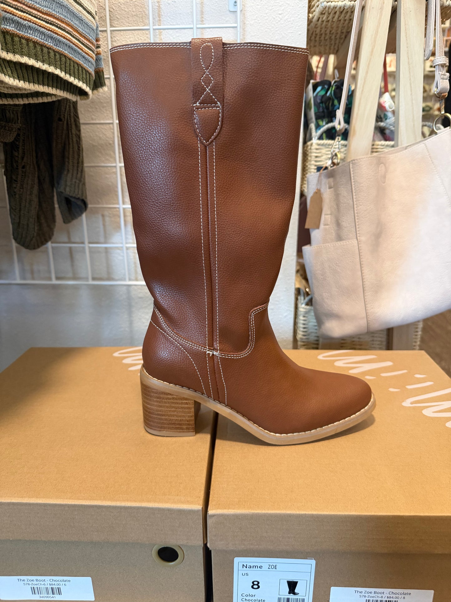 The Zoe Boot - Chocolate